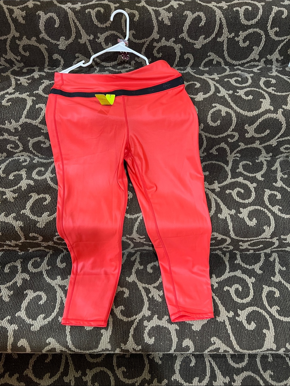 Nautica Competition orangy red color NWT athletic leggings H274